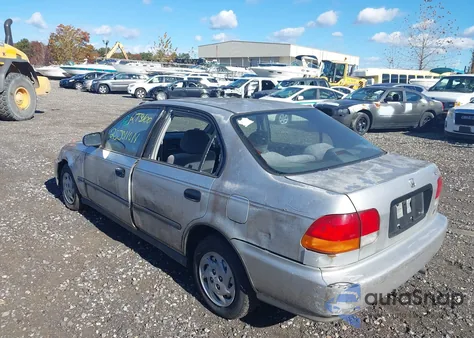 1996 Honda Civic Dx from USA, damaged, VIN 2HGEJ6624TH543545